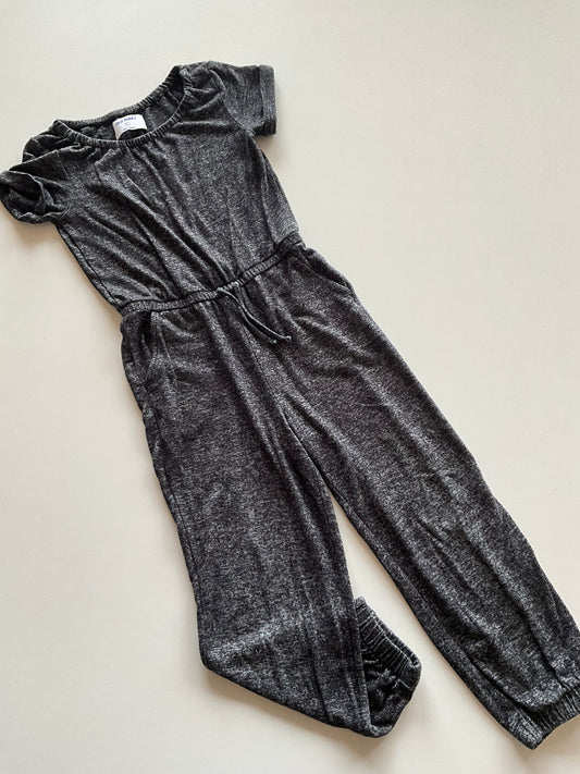 Charcoal Melange Romper