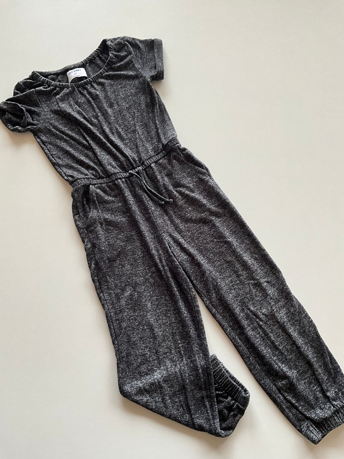 Charcoal Melange Romper