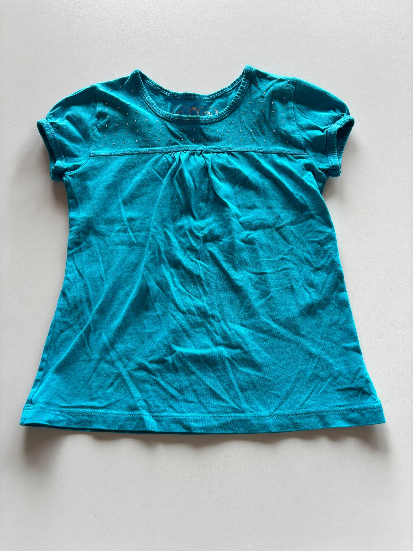 Blue Embellished Tee