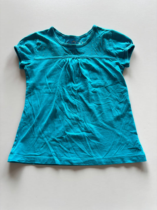 Blue Embellished Tee