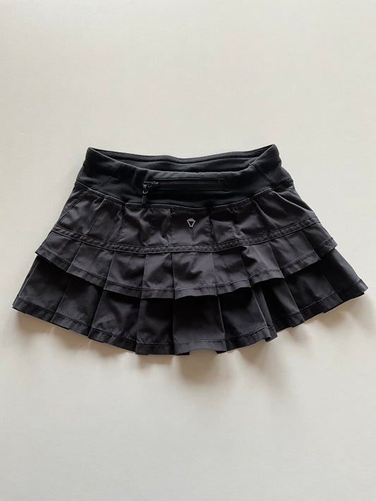 Black Ruffled Skort