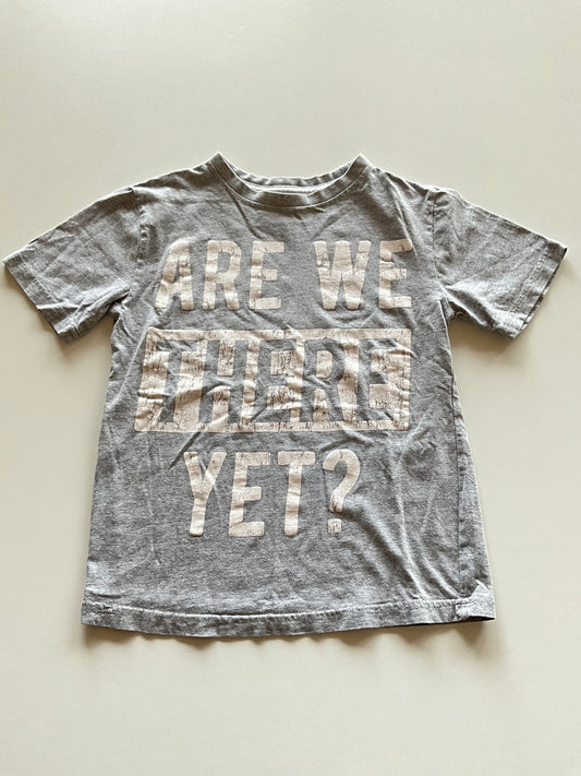 Grey "Are We There Yet" Tee
