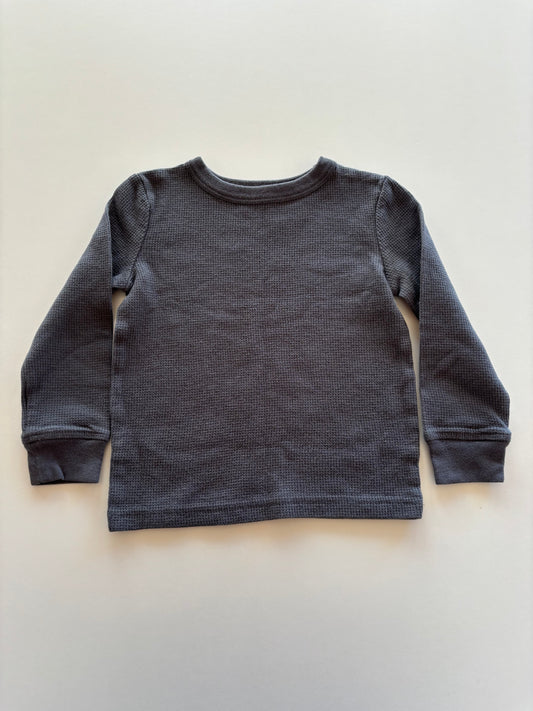 Charcoal Waffle Shirt