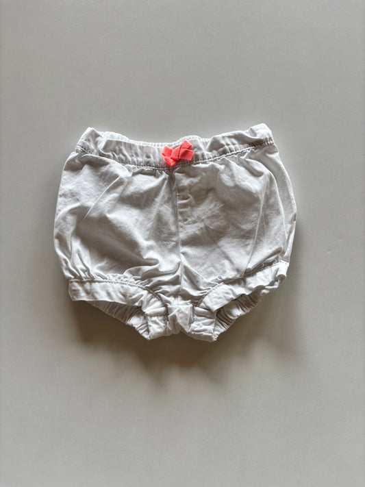 White Bubble Shorts