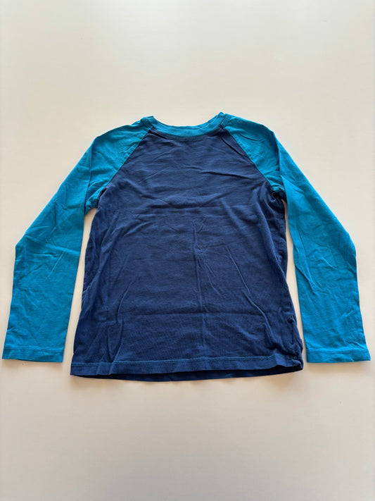 Blue Colourblock Shirt