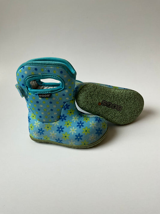 Blue Daisy Bogs Boots