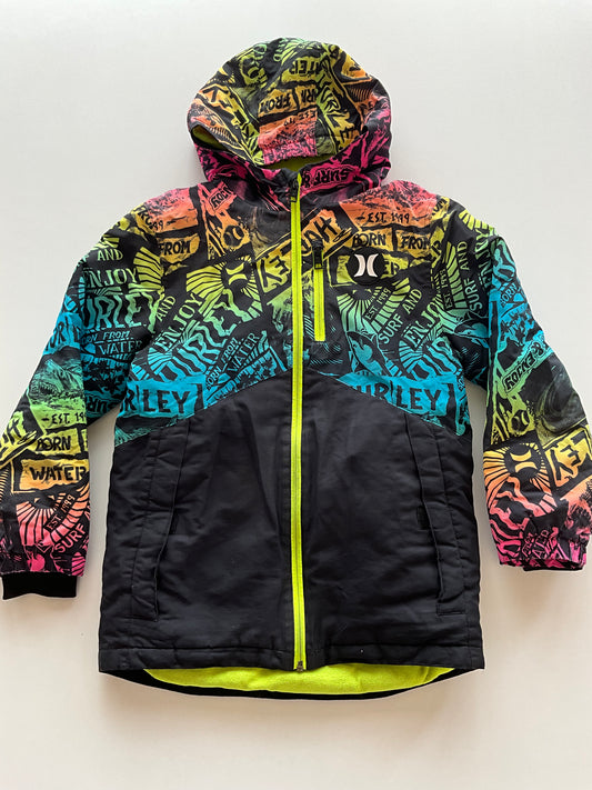 Black & Neon Winter Jacket