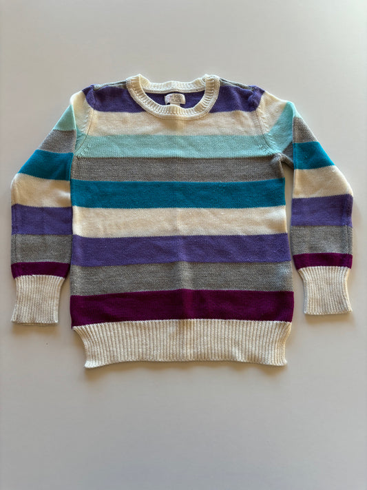 Colourful Knit Striped Sweater