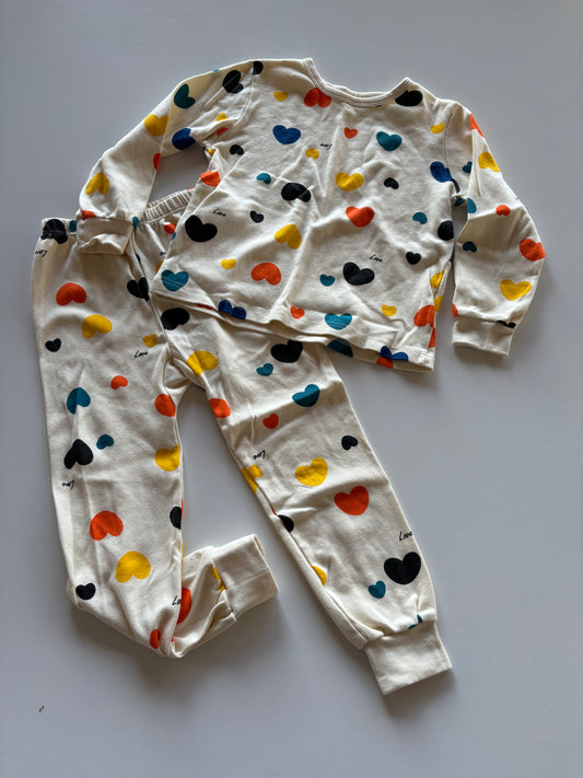 2pc Heart Pajamas
