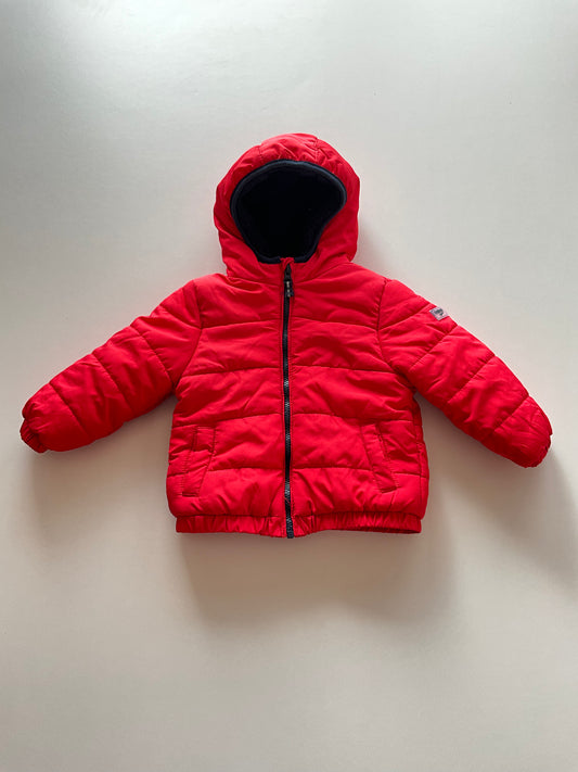 Thick Red Puffer Jacket