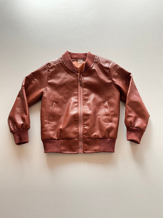 Brown Pleather Jacket