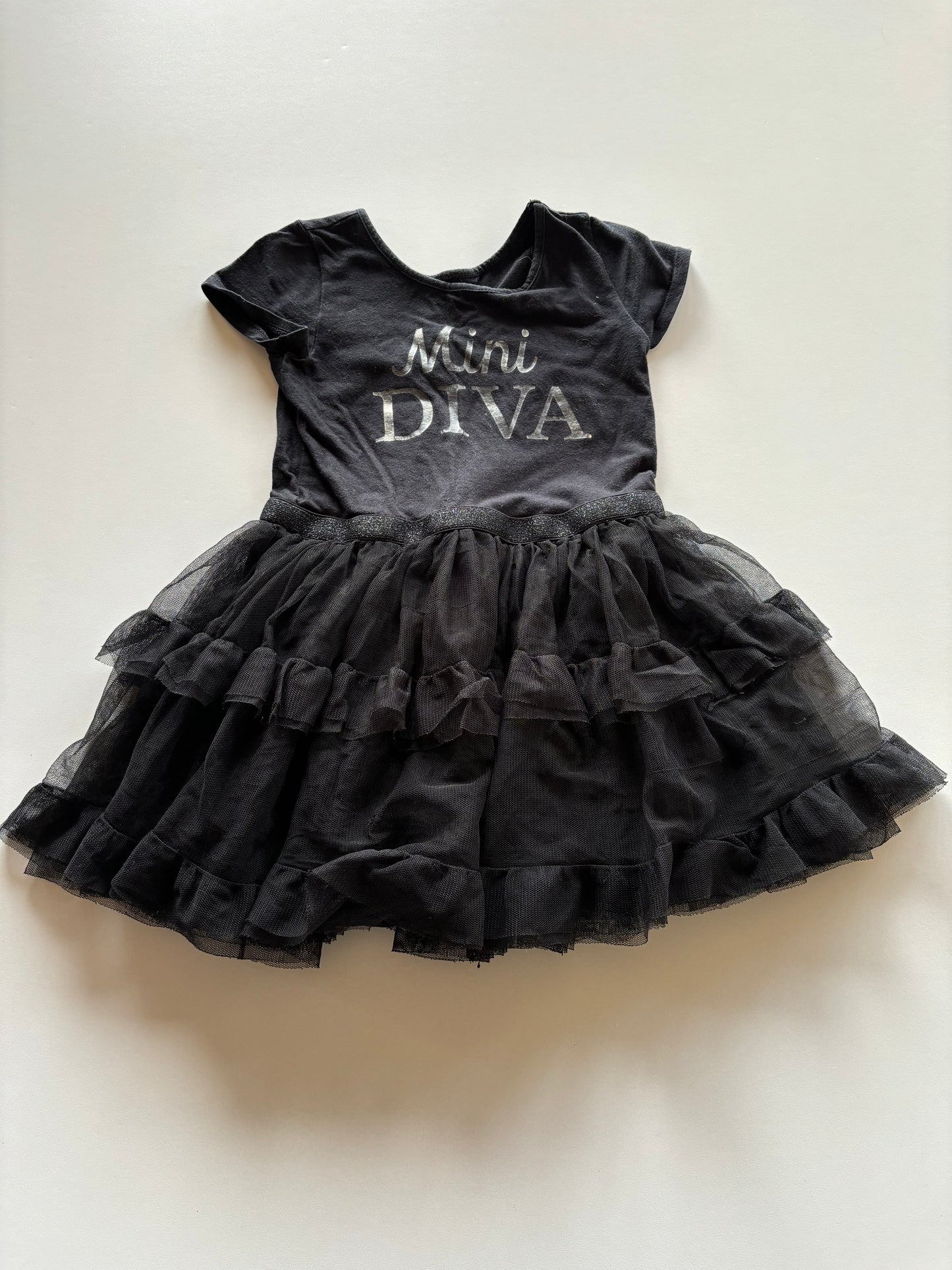 Black Mini Diva Tulle Dress