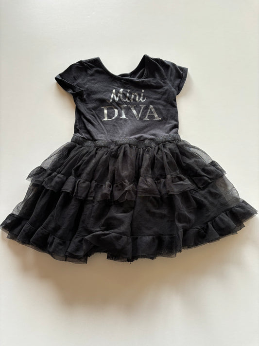 Black Mini Diva Tulle Dress