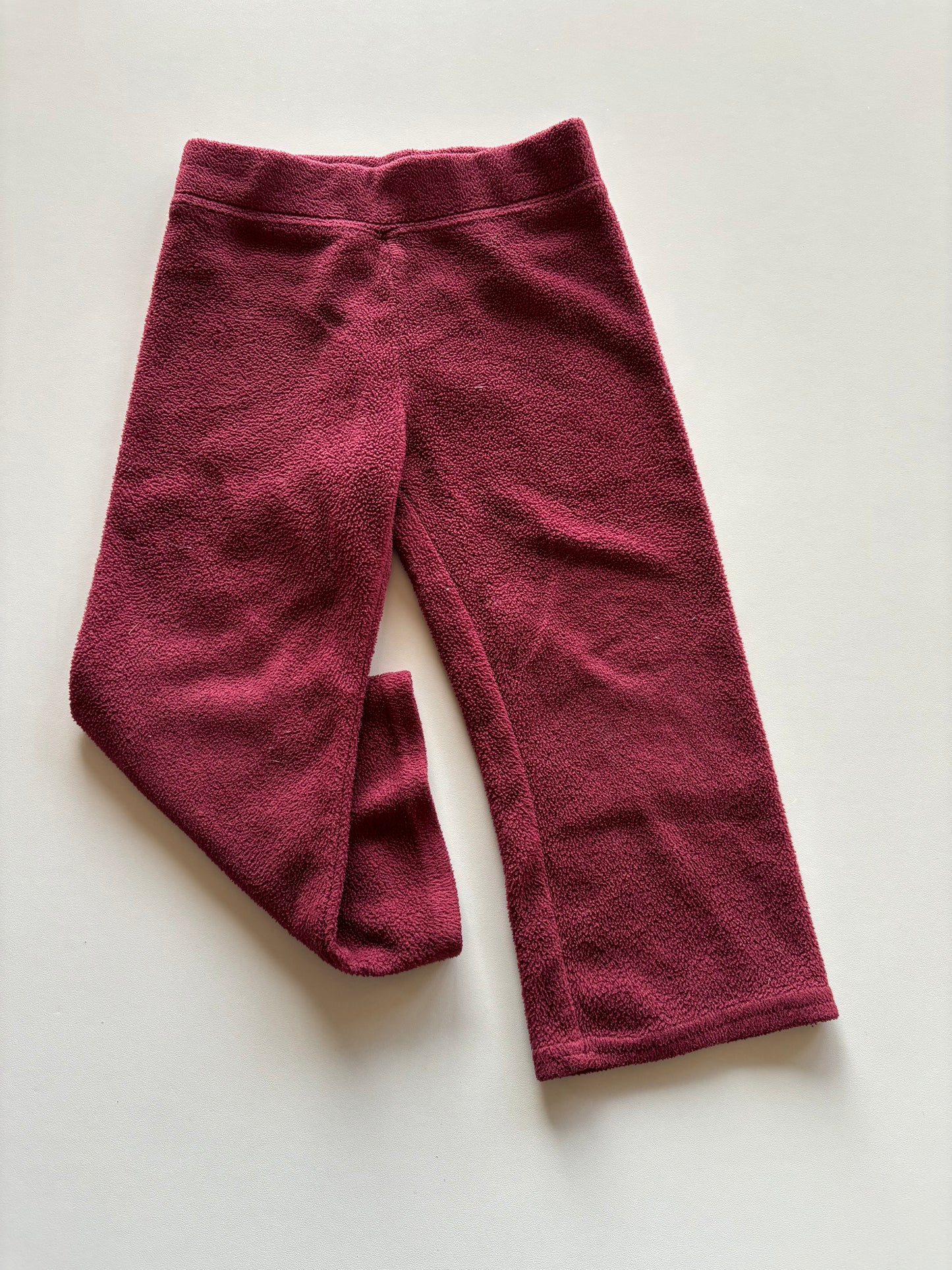 Burgundy Fleece Pants