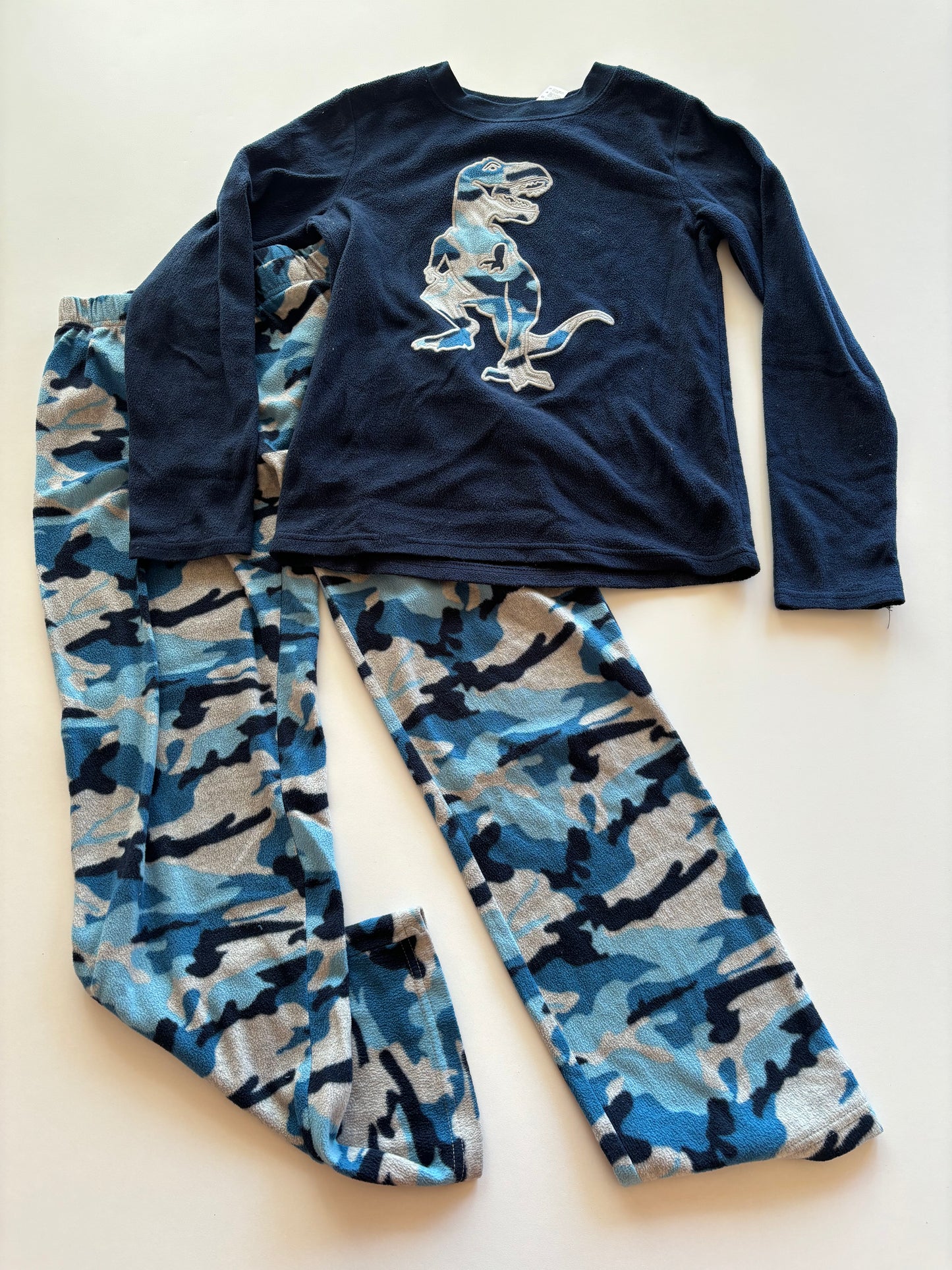 2pc Fleece Camo Dino Pajamas