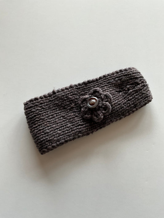 Brown Knit Headband