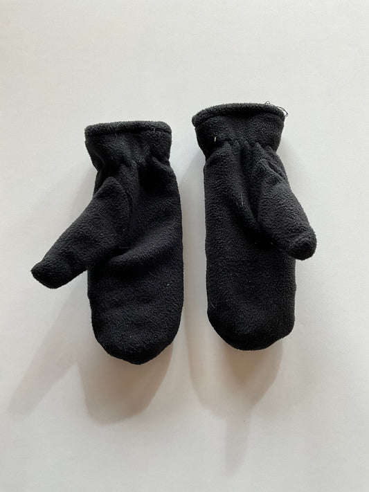 Black Fleece Glove Mittens