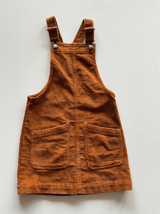 Brown Corduroy Overall Skirt