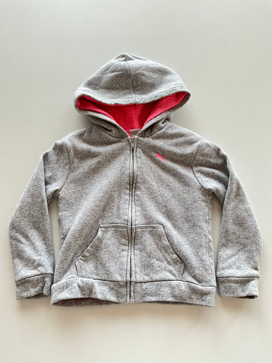 Cozy Light Grey Zip Up Hoodie