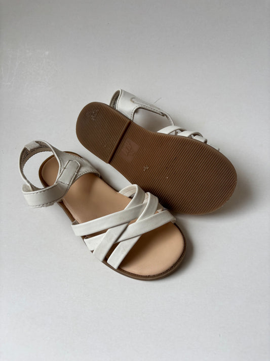 White Strappy Sandals
