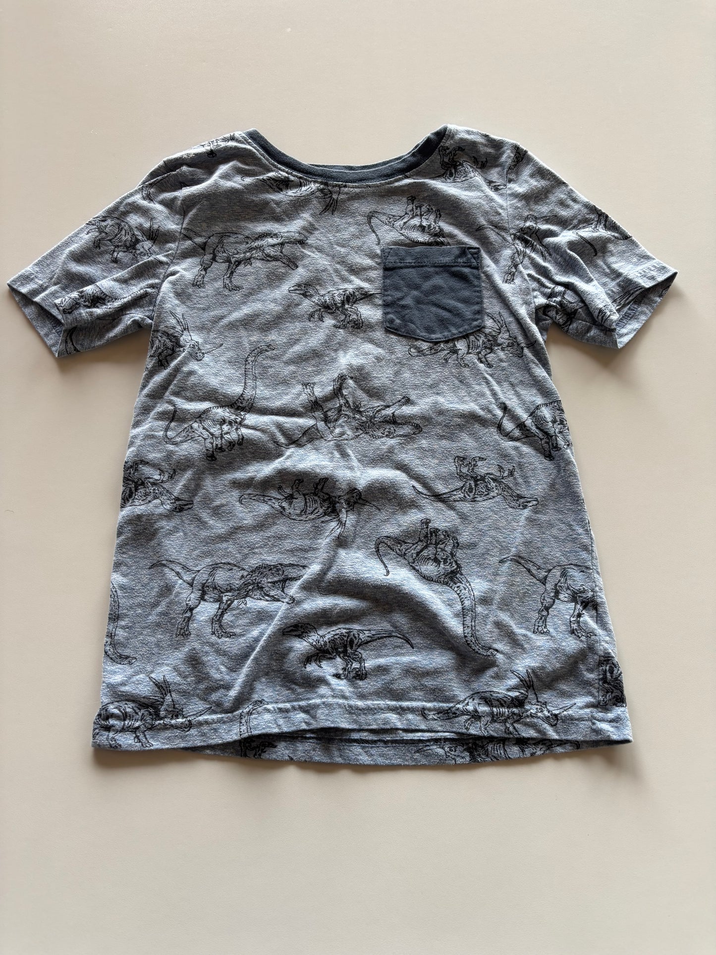Blue Dino Pocket Tee