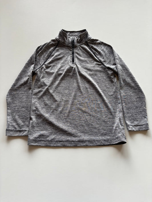 Grey Melange 1/4 Zip Athletic Shirt