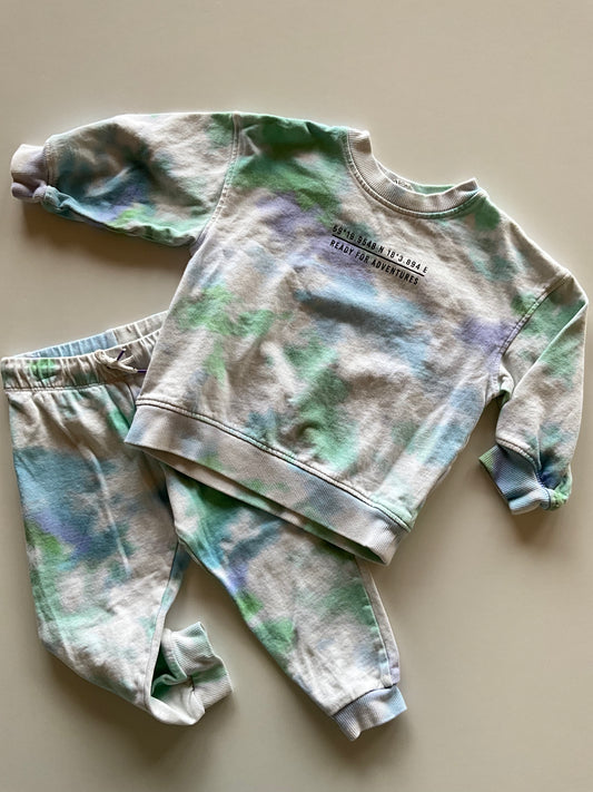2pc Tie Dye Leisure Suit