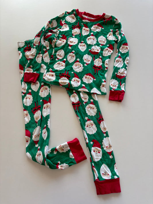 2pc Green Santa Pajamas