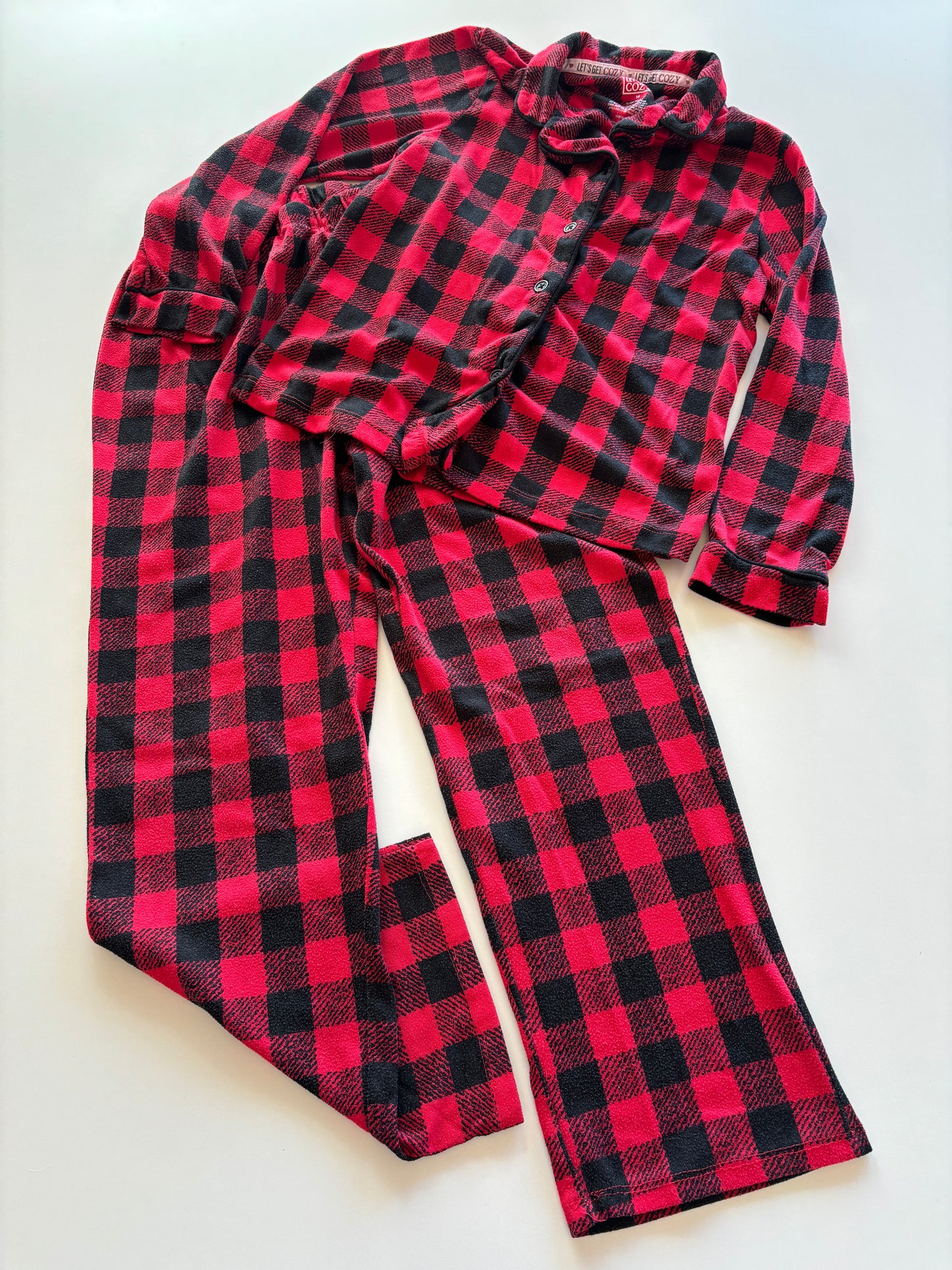 2pc Buffalo Plaid Pajamas