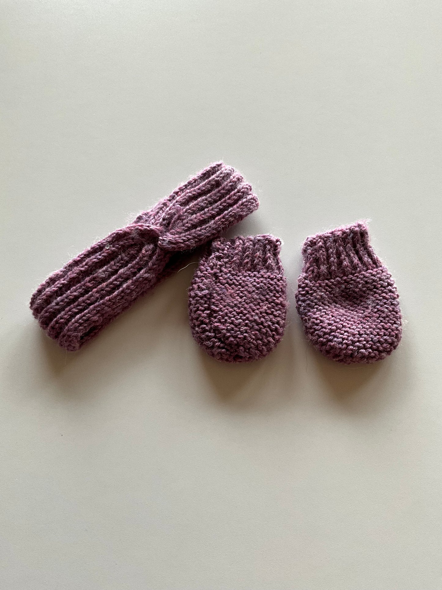 3pc Purple Handmade Set