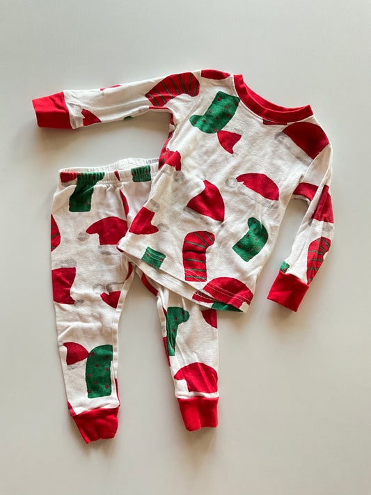 2pc Santa Hat Pajamas