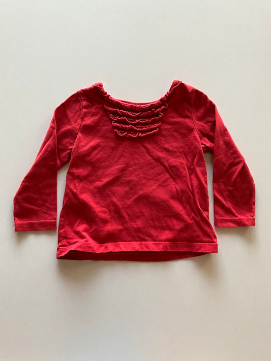 Red Ruffled Shirt