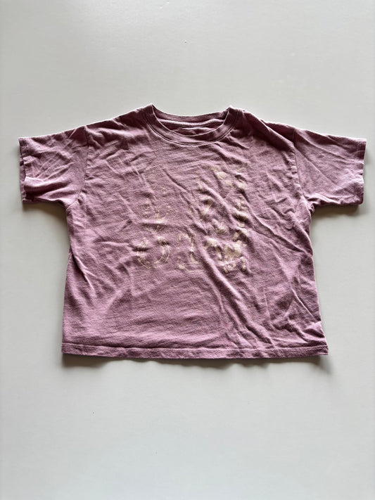 Purple Western Crop Tee