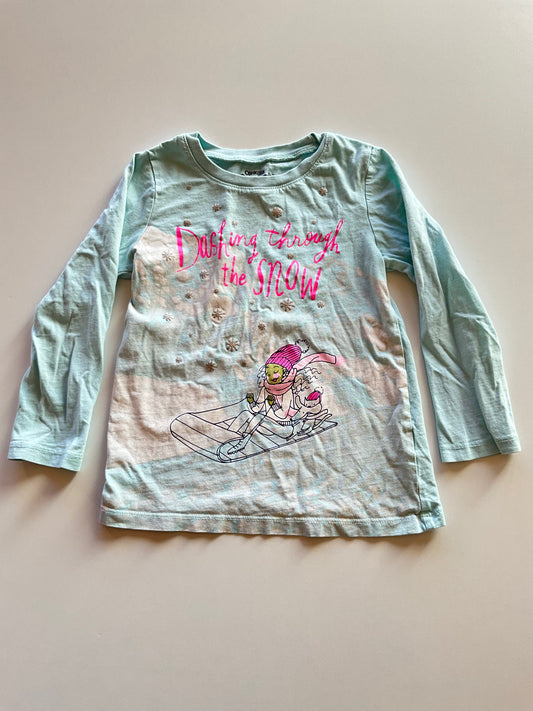Blue Dashing Through the Snow Shirt