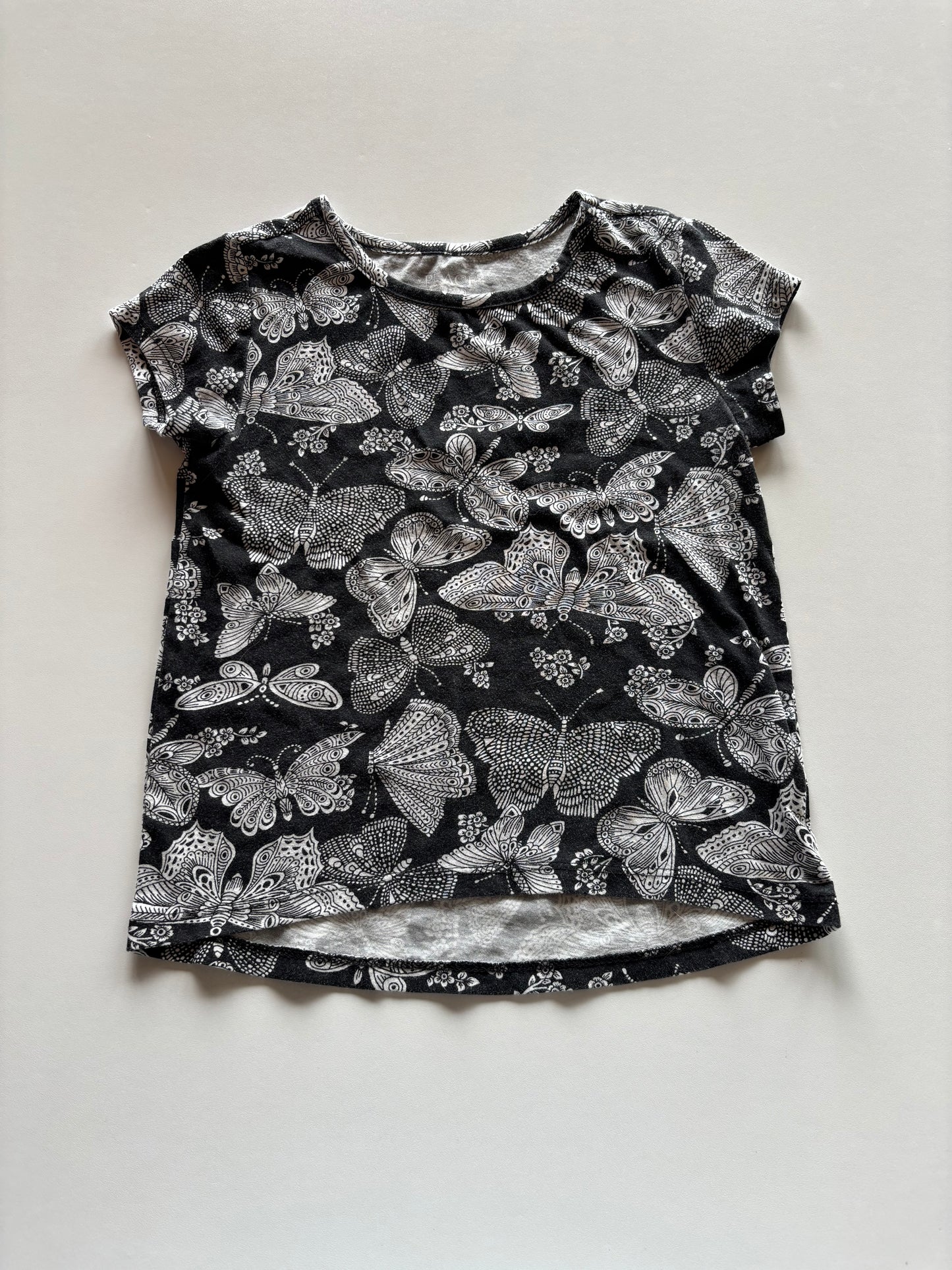 Black & White Butterfly Tee