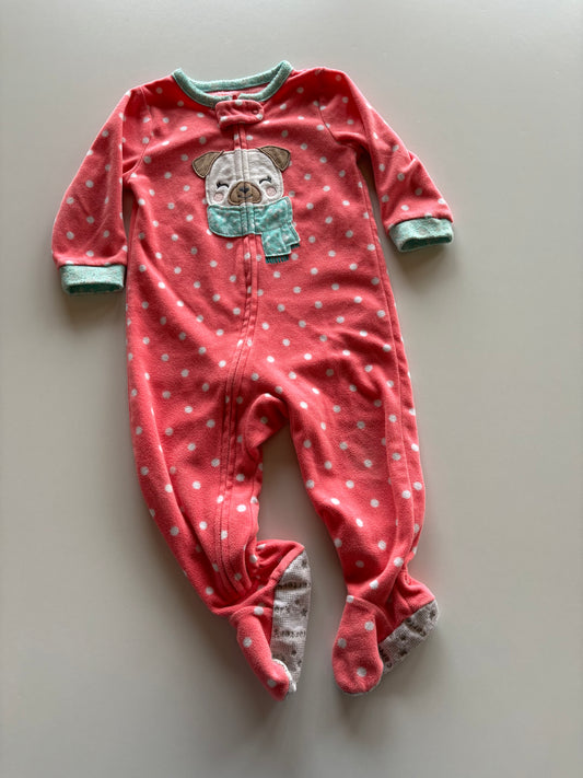 Pink Polka Dot Dog Sleeper