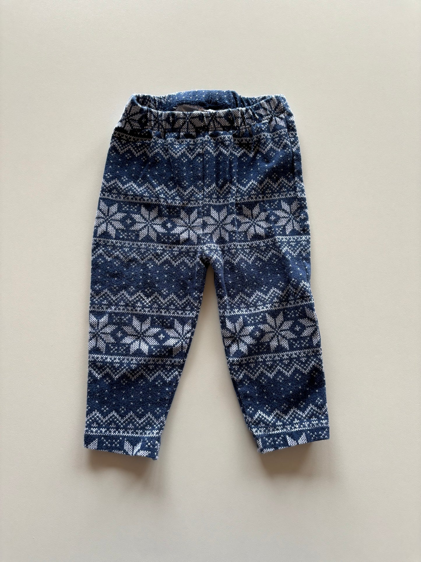 Blue Fairisle Leggings