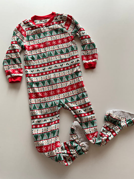 Fleece Christmas Patterned Sleeper