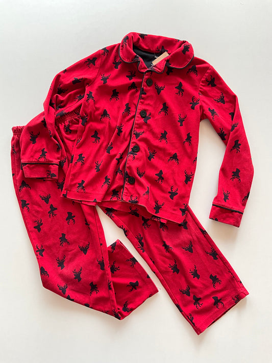 2pc Red Deer Pajamas