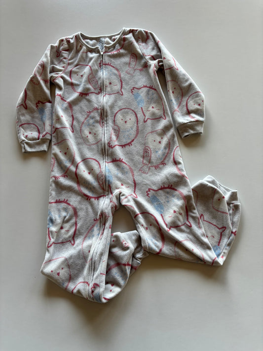 Grey Fleece Owl Sleeper