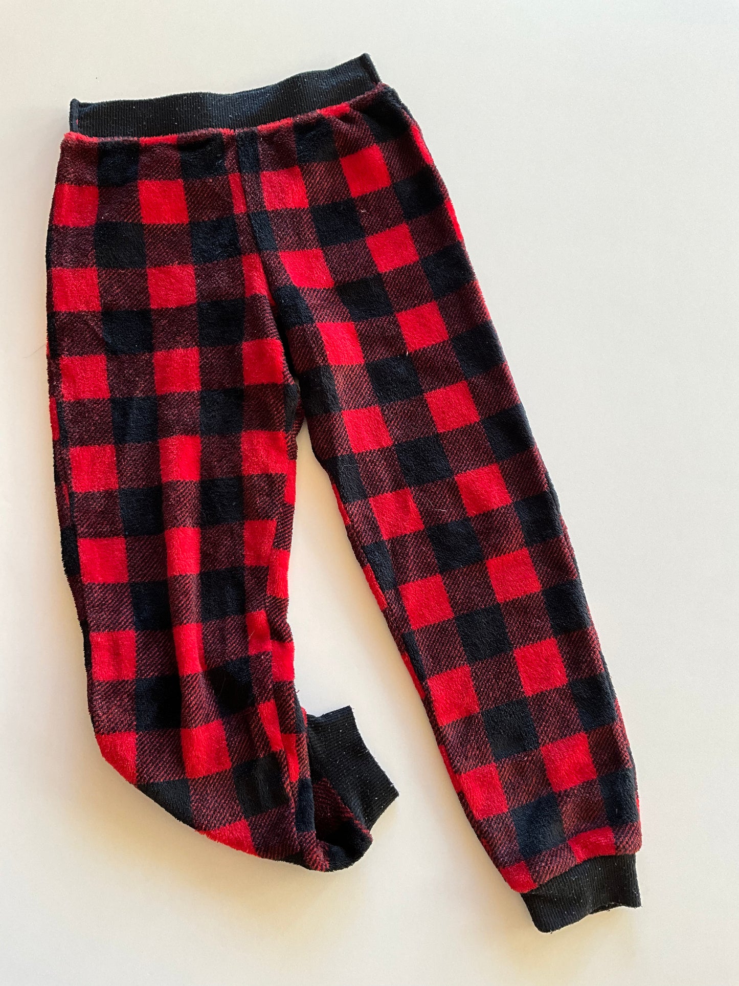Thick Buffalo Plaid Fleece Pants