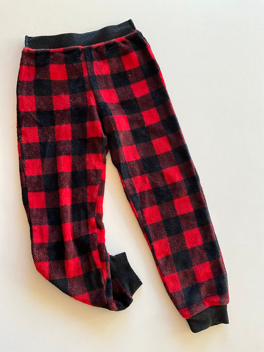 Thick Buffalo Plaid Fleece Pants