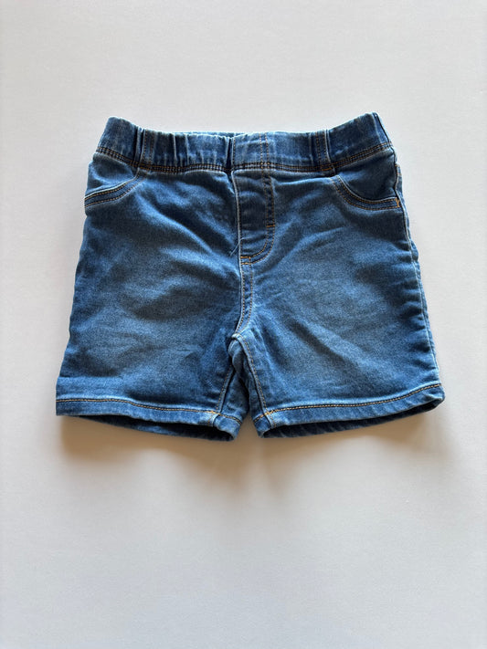 Pull On Denim Shorts