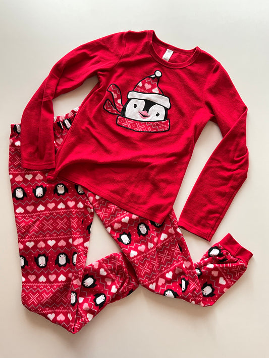 2pc Penguin Fleece Pajamas