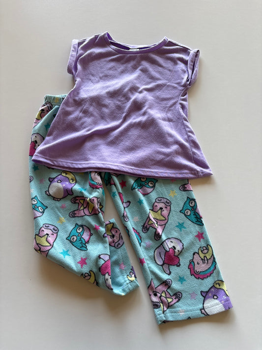 2pc Purple & Blue Pajamas