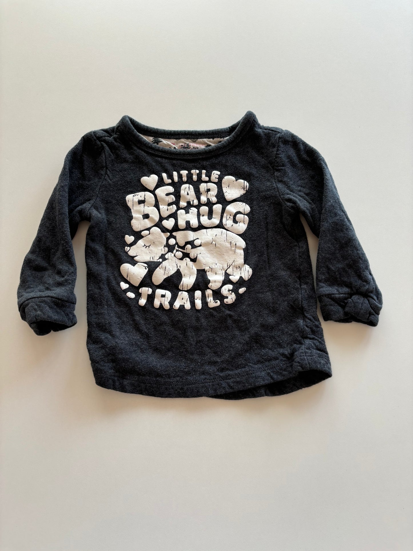 Grey Little Bear Hug Trails Shirt