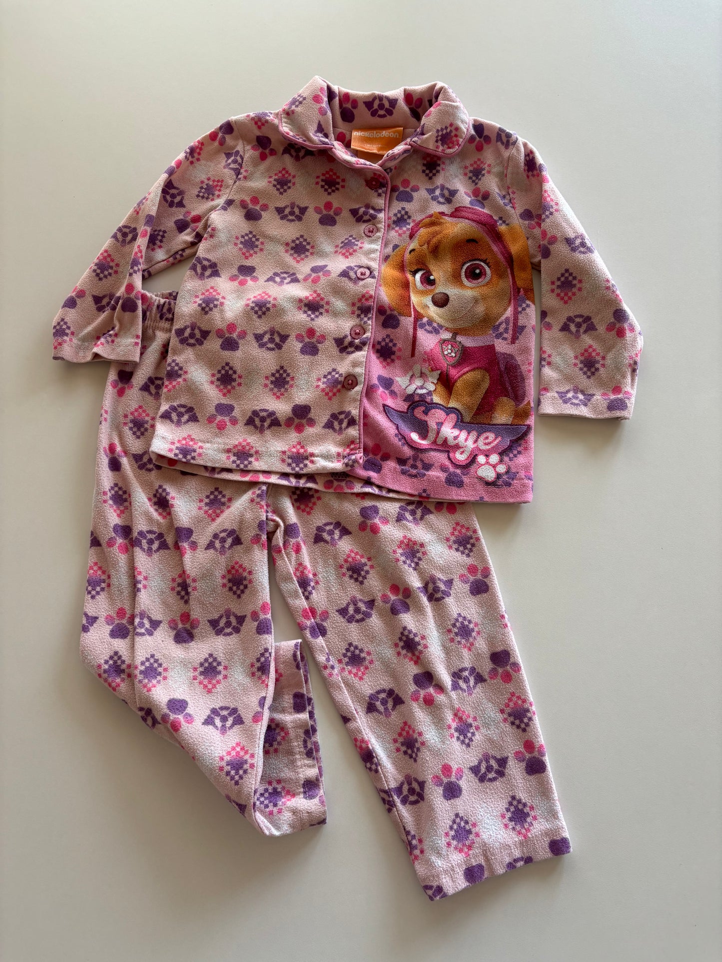 2pc Pink Paw Patrol Pajamas