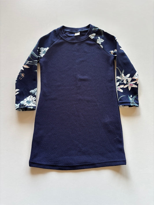 Blue Floral Tunic Dress
