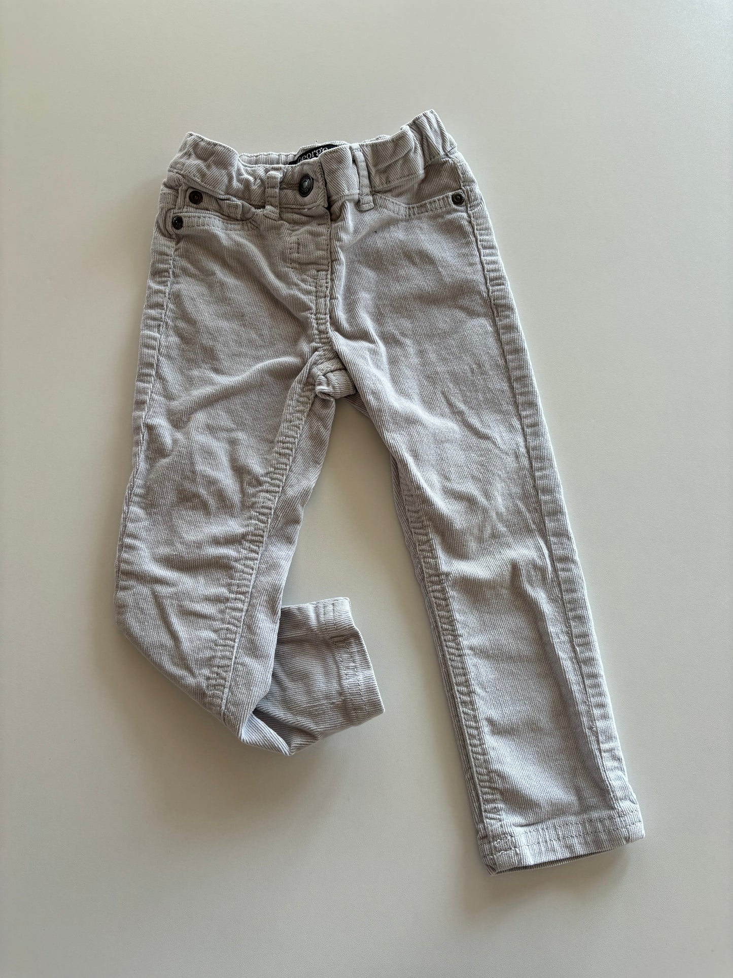 Grey Corduroys