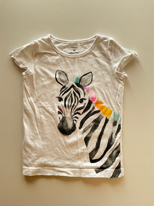 White Zebra Tee